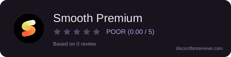 Rating widget preview for Smooth Premium