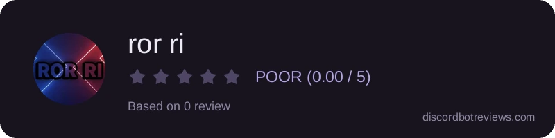 Rating widget preview for ror ri