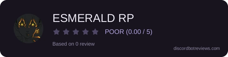 Rating widget preview for ESMERALD RP 