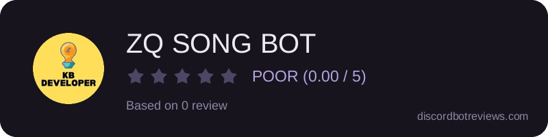 Rating widget preview for ZQ SONG BOT