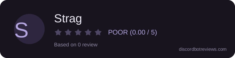 Rating widget preview for Strag