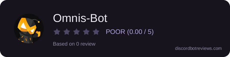 Rating widget preview for Omnis-Bot