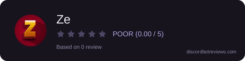 Rating widget preview for Ze