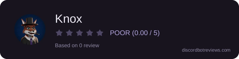 Rating widget preview for Knox