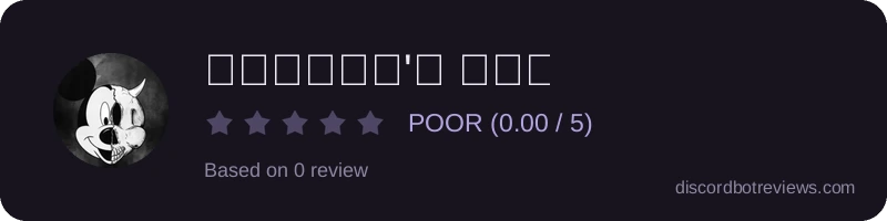 Rating banner for 𝕵𝖔𝖛𝖆𝖓𝖎'𝖘 𝕭𝖔𝖙