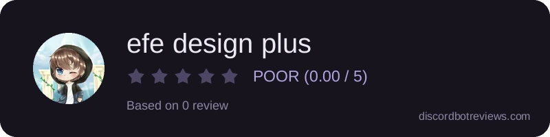 Rating widget preview for efe design plus