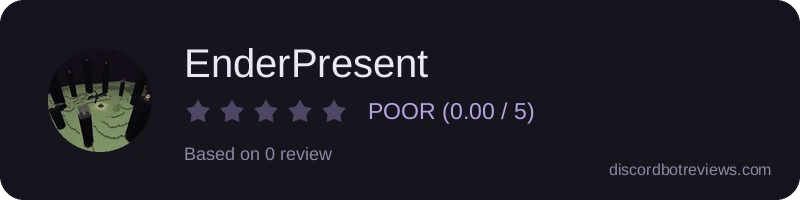 Rating widget preview for EnderPresent