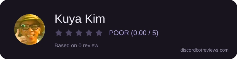 Rating banner for Kuya Kim