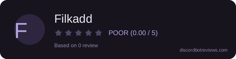 Rating widget preview for Filkadd
