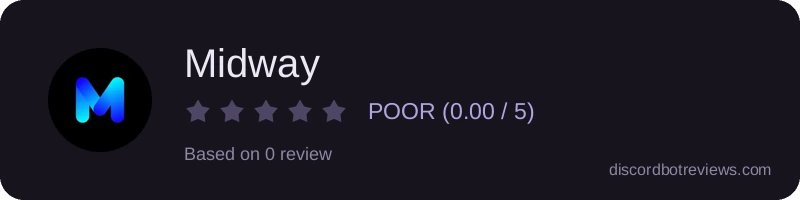 Rating widget preview for Midway