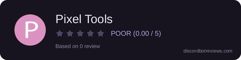 Rating widget preview for Pixel Tools