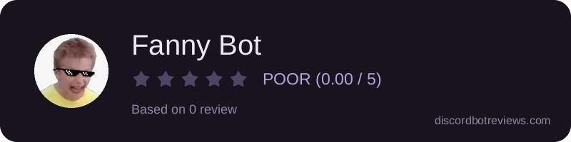 Rating banner for Fanny Bot
