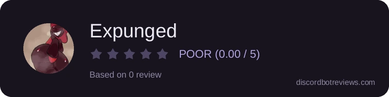 Rating widget preview for Expunged