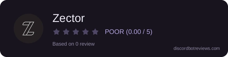 Rating banner for Zector