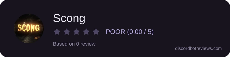 Rating widget preview for Scong