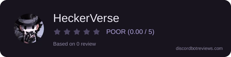 Rating banner for HeckerVerse