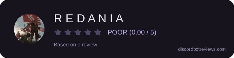 Rating widget preview for R E D A N I A