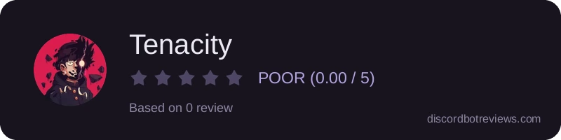 Rating banner for Tenacity
