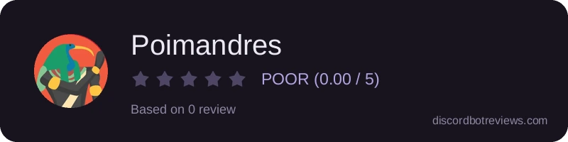 Rating widget preview for Poimandres