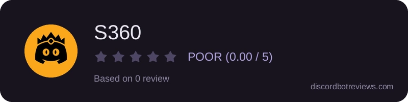 Rating banner for S360