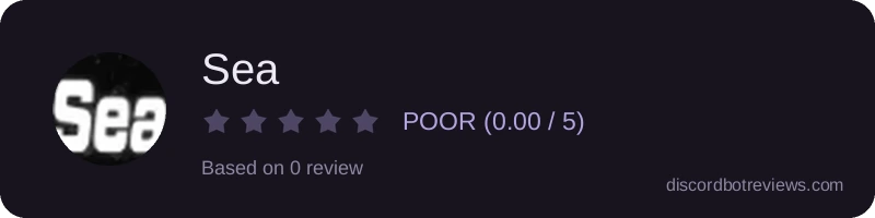 Rating widget preview for Sea