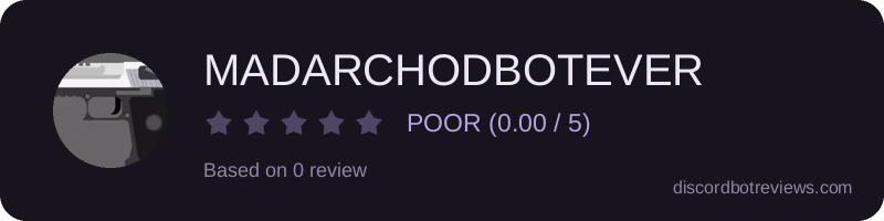 Rating widget preview for MADARCHODBOTEVER