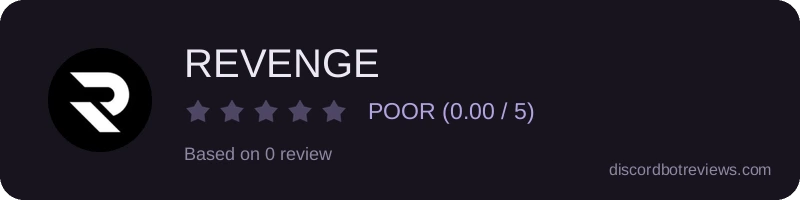 Rating widget preview for REVENGE