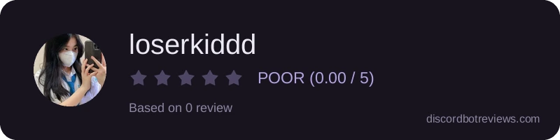 Rating widget preview for loserkiddd
