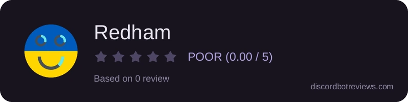 Rating widget preview for Redham