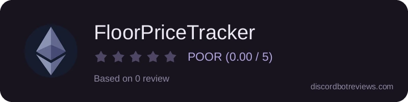 Rating widget preview for FloorPriceTracker