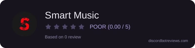 Rating widget preview for Smart Music