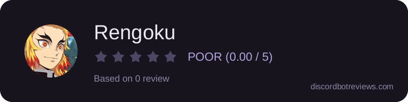 Rating widget preview for Rengoku