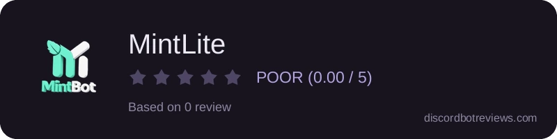 Rating widget preview for MintLite