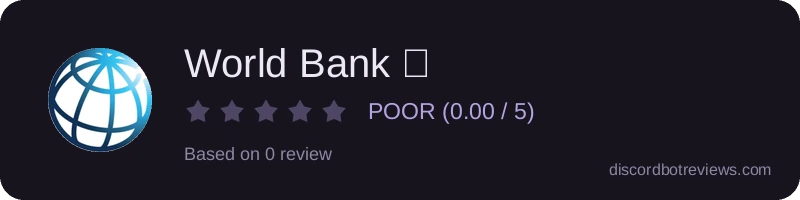 Rating widget preview for World Bank 🏛