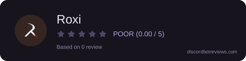 Rating banner for Roxi