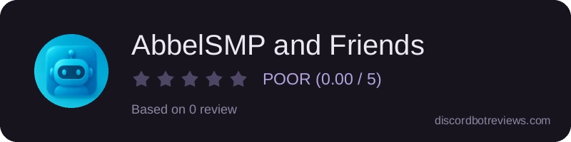 Rating widget preview for AbbelSMP and Friends