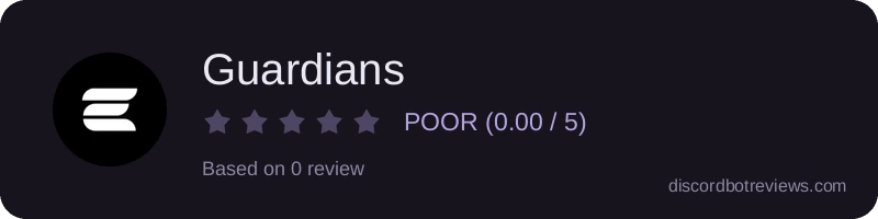 Rating widget preview for Guardians