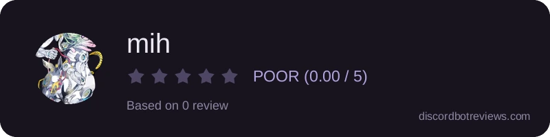 Rating widget preview for mih