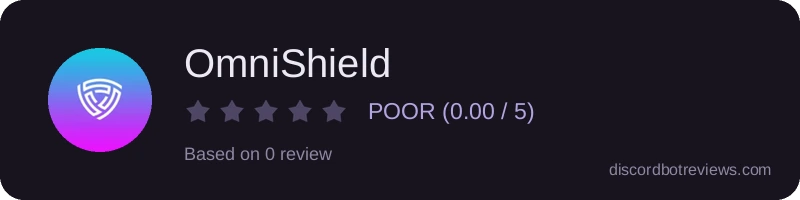 Rating widget preview for OmniShield
