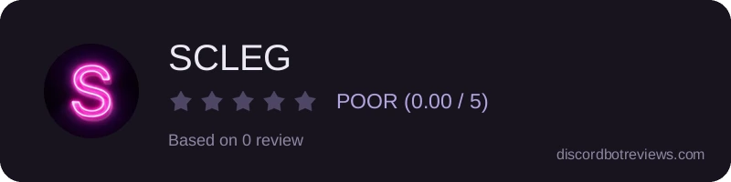 Rating widget preview for SCLEG   
