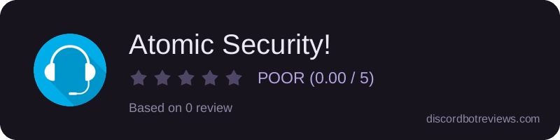 Rating widget preview for Atomic Security! 