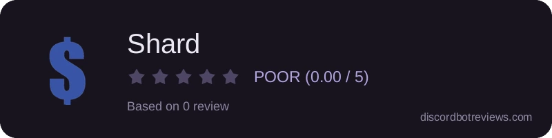 Rating widget preview for Shard