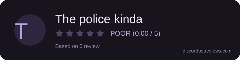 Rating widget preview for The police kinda