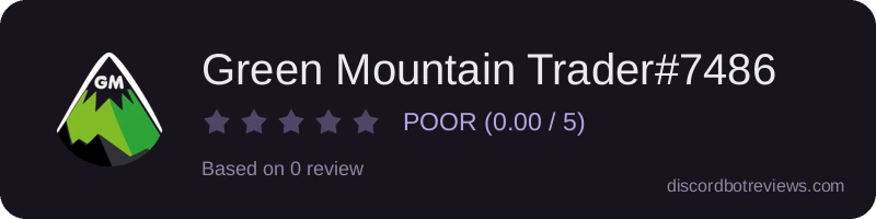 Rating widget preview for Green Mountain Trader#7486