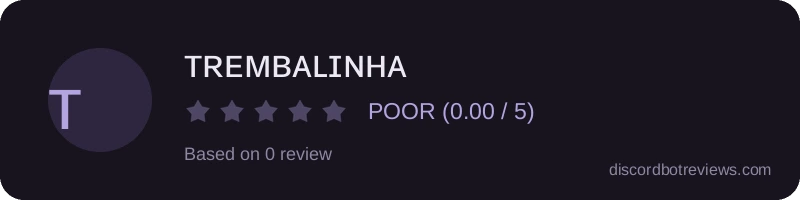 Rating widget preview for ᴛʀᴇᴍʙᴀʟɪɴʜᴀ