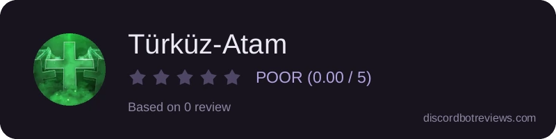 Rating widget preview for Türküz-Atam