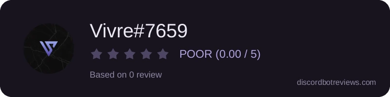 Rating widget preview for Vivre#7659