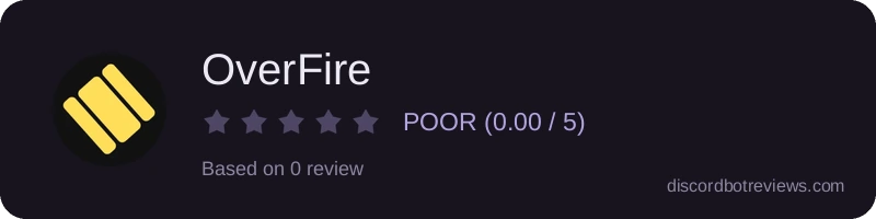 Rating widget preview for OverFire