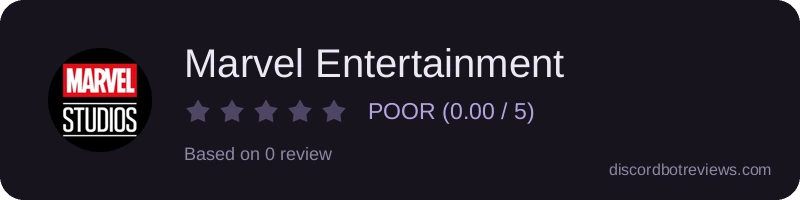 Rating banner for Marvel Entertainment