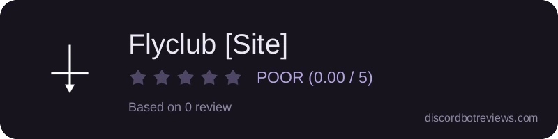 Rating widget preview for Flyclub [Site]